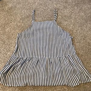 Women’s baby doll, spaghetti strap tank top